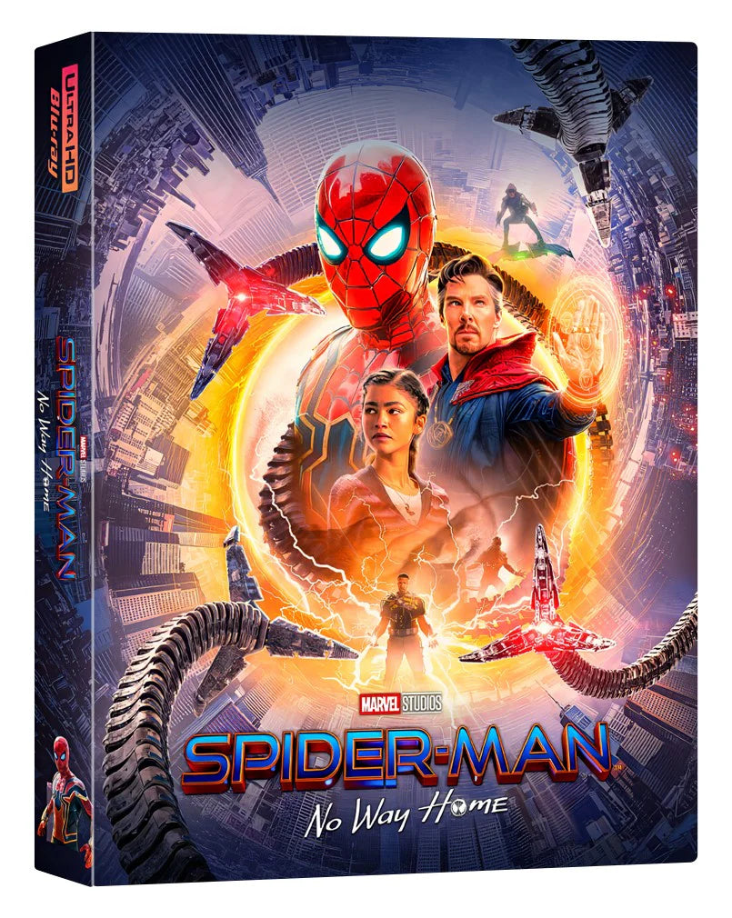 Spider-Man : No Way Home 4K Blu-ray Steelbook WeET Collection Exclusive #20 One Click Box Set - PREORDER