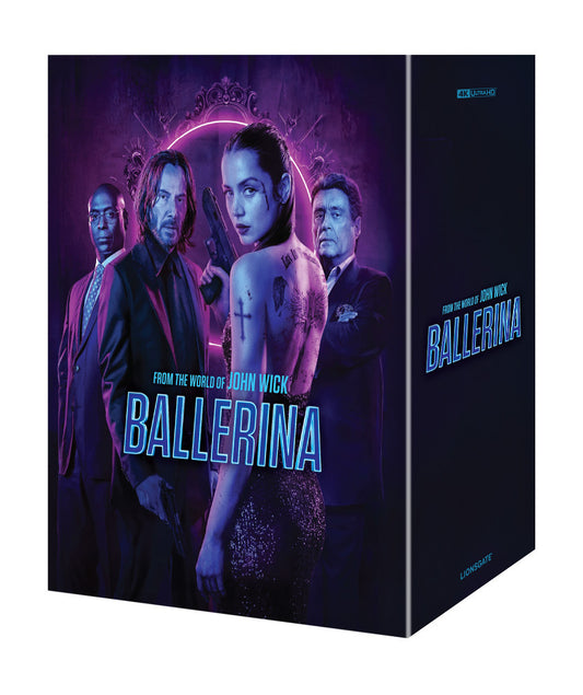From the World of John Wick: Ballerina 4K Blu-ray Steelbook Manta Lab Exclusive ME#90 One Click Box Set - PREORDER