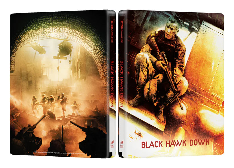 Black Hawk Down 4K Blu-ray Steelbook Manta Lab Exclusive ME#36 Double Lenticular Full Slip A