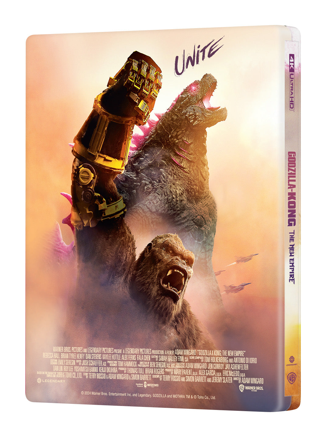 Godzilla x Kong: The New Empire 4K UHD Steelbook Manta Lab Exclusive ME#73 Double Lenticular Full Slip B