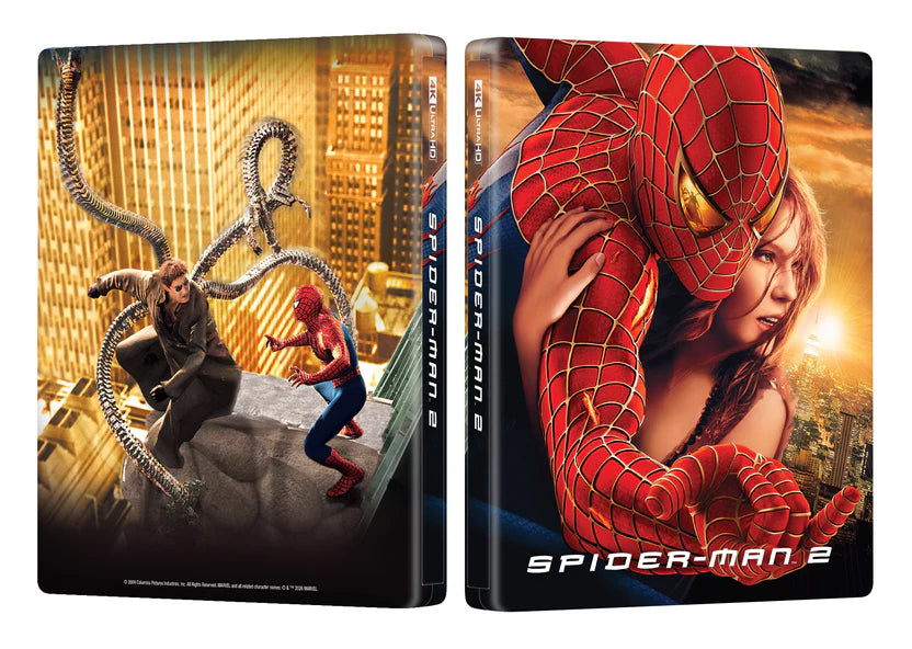 Spider-Man 2 4K Blu-ray Steelbook Manta Lab Exclusive ME#98 One Click Box Set - PREORDER