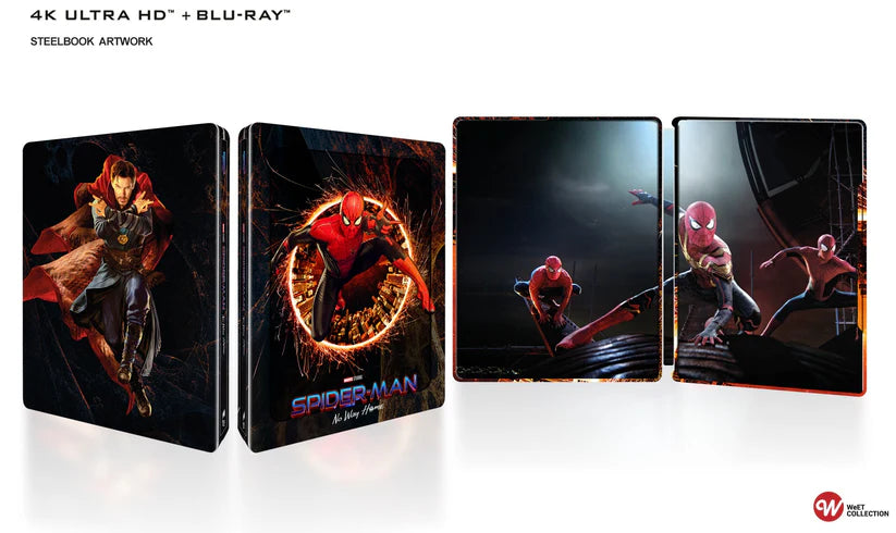 Spider-Man : No Way Home 4K Blu-ray Steelbook WeET Collection Exclusive #20 One Click Box Set - PREORDER