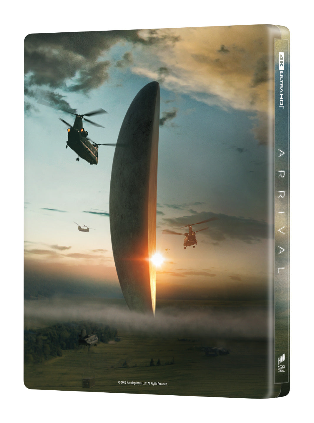Arrival 4K Blu-ray Steelbook Manta Lab Exclusive ME#105 Double Lenticular Full Slip A - PREORDER