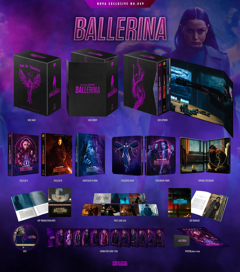 Ballerina Blu-ray Steelbook Novamedia Exclusive #49 One Click Box Set - PREORDER