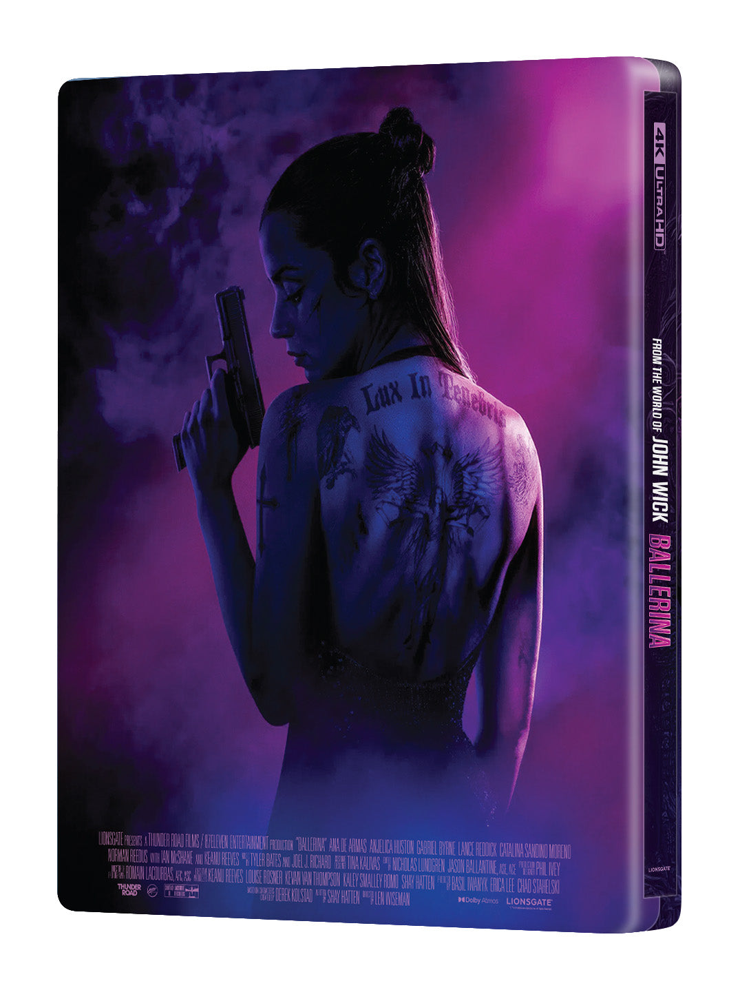 From the World of John Wick: Ballerina 4K Blu-ray Steelbook Manta Lab Exclusive ME#90 Double Lenticular Full Slip B - PREORDER