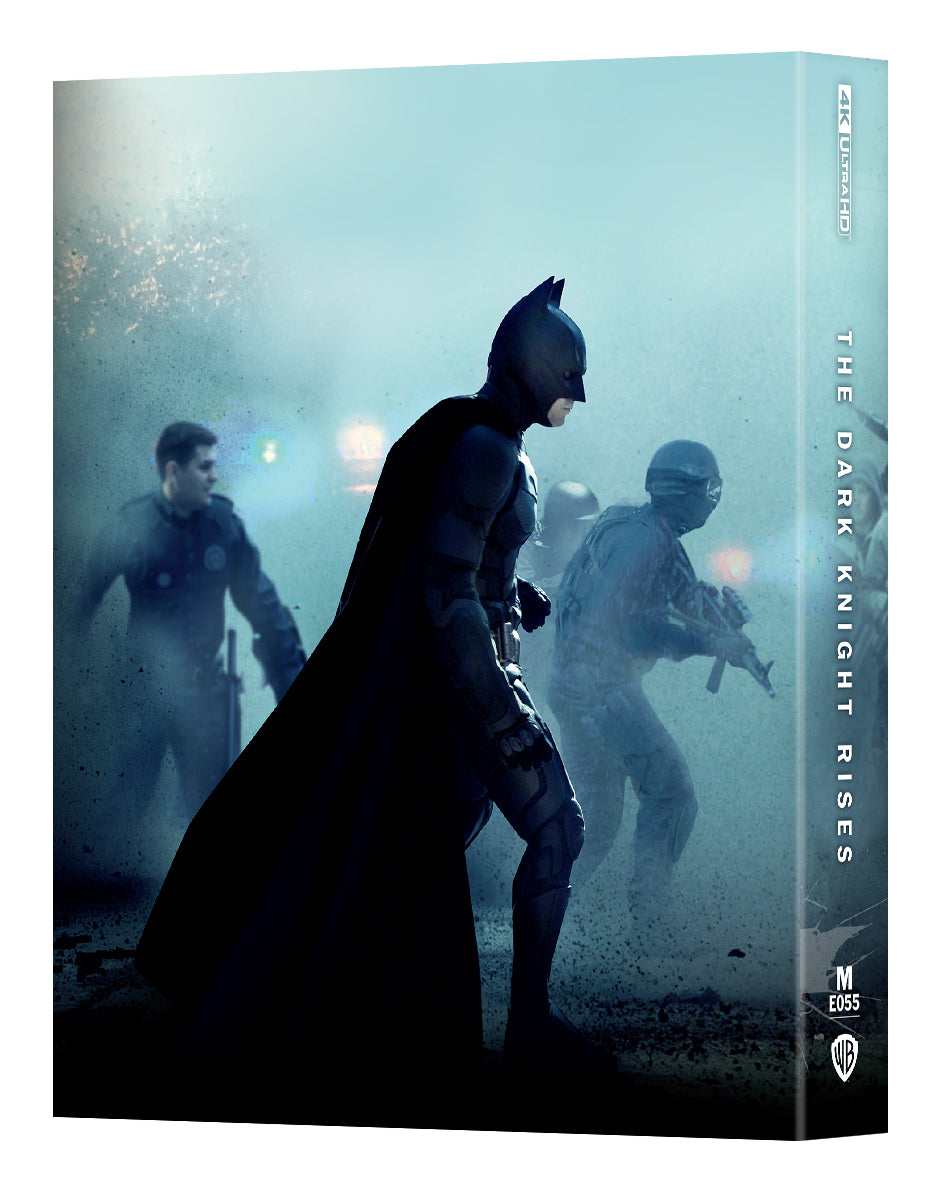 The Dark Knight Rises 4K UHD Steelbook Manta Lab Exclusive ME#55 Double Lenticular Full Slip B - PREORDER