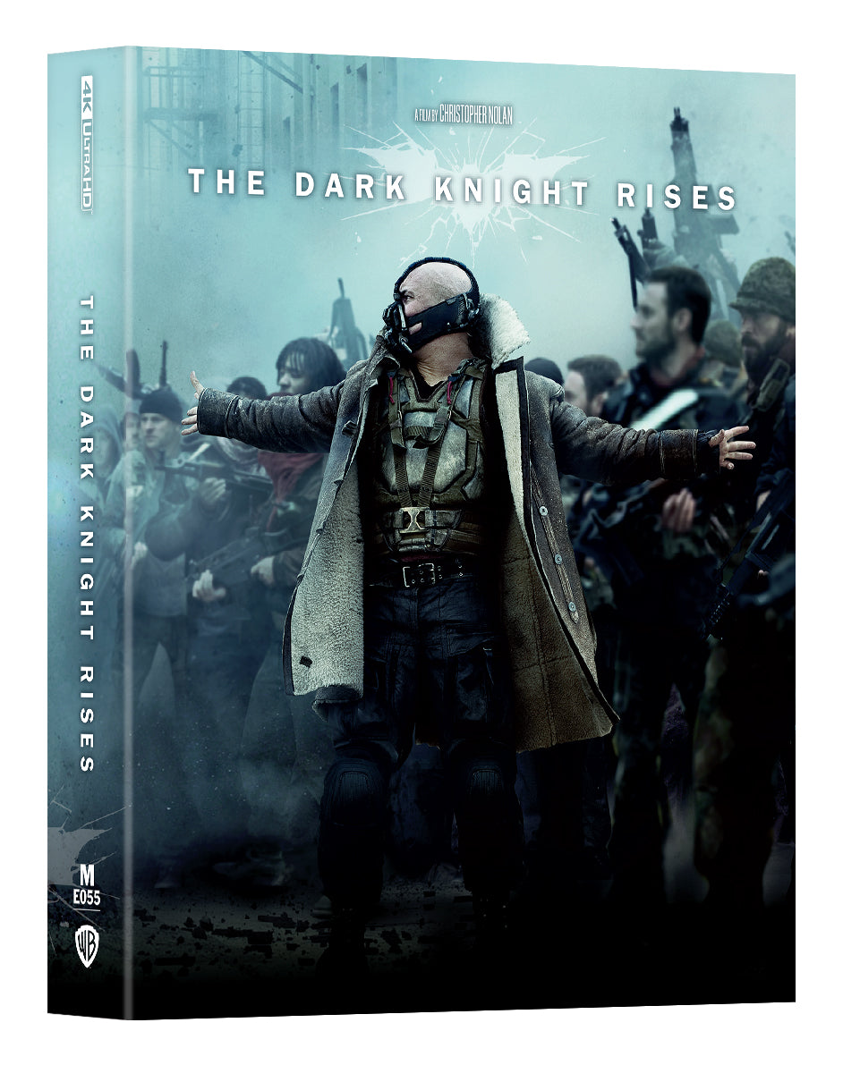 The Dark Knight Rises 4K UHD Steelbook Manta Lab Exclusive ME#55 Double Lenticular Full Slip B - PREORDER