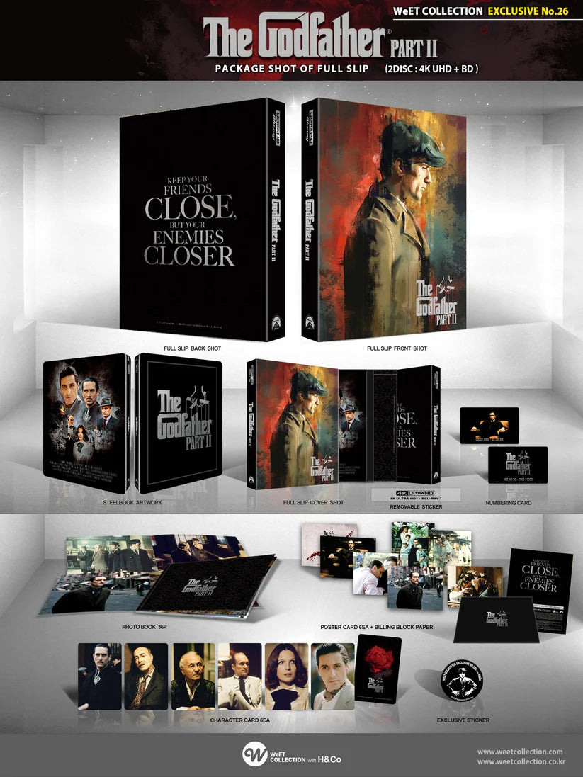 The Godfather Trilogy 4K+2D Blu-ray Steelbook WeET Collection Exclusive #25,26,27 6 Editions One Click Box - PREORDER
