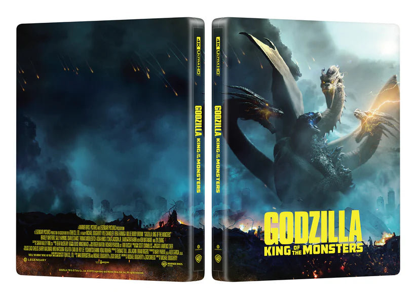 Godzilla: King of the Monsters Steelbook 4K Blu-ray Steelbook Manta Lab Exclusive ME#44 Double Lenticular Full Slip A - PREORDER