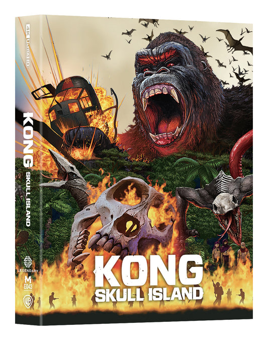 Kong: Skull Island 4K Blu-ray Steelbook Manta Lab Exclusive ME#43 Full Slip - PREORDER