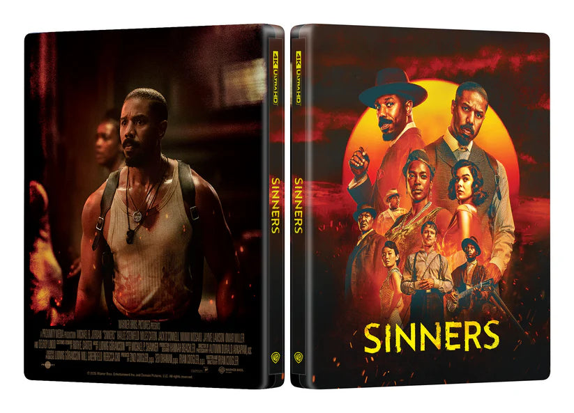 Sinners Steelbook 4K Blu-ray Steelbook Manta Lab Exclusive ME#82 Double Lenticular Full Slip A - PREORDER