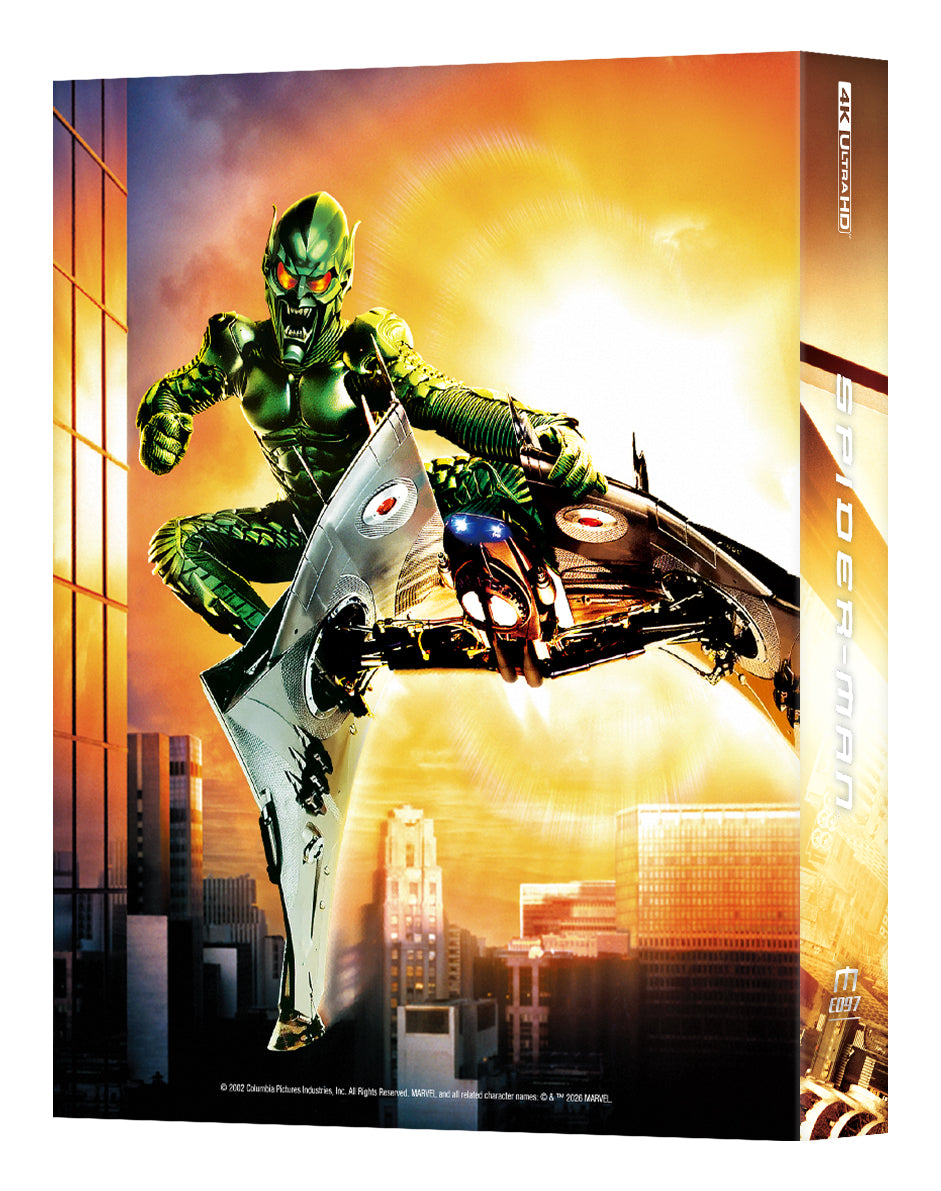 Spider-Man 4K Blu-ray Steelbook Manta Lab Exclusive ME#97 Double Lenticular Full Slip B - PREORDER