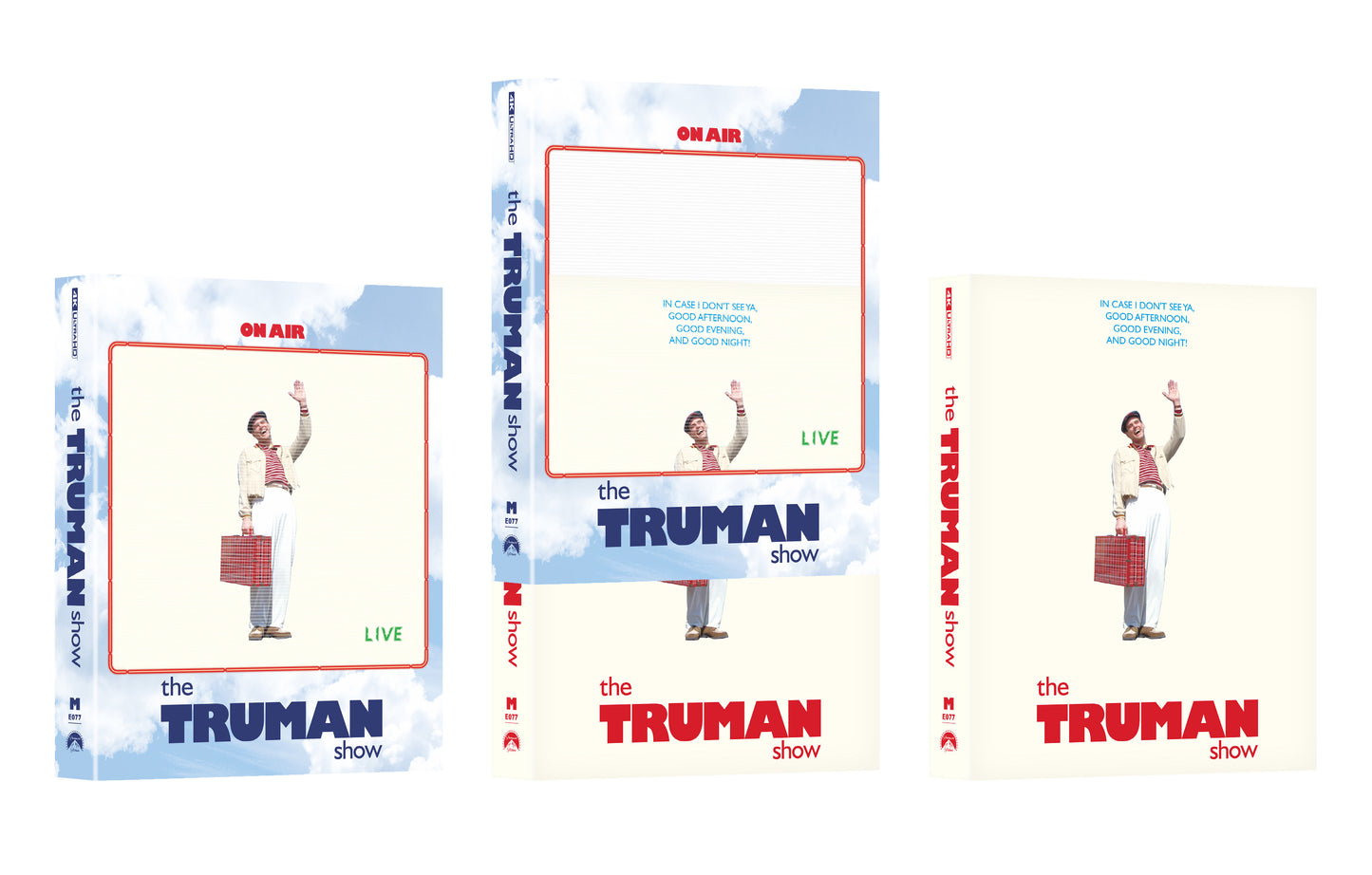The Truman Show 4K UHD Steelbook Manta Lab Exclusive ME#77 Full Slip (PET) - PREORDER