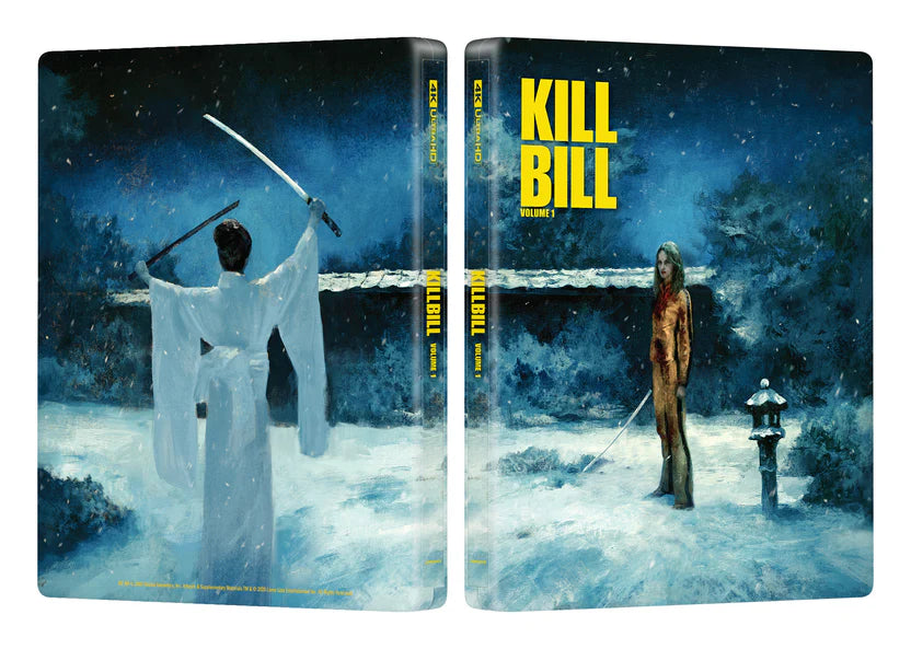 Kill Bill Vol.1 4K Blu-ray Steelbook Manta Lab Exclusive ME#101 Double Lenticular Full Slip A - PREORDER
